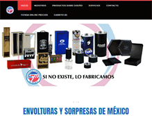 Tablet Screenshot of envolturas.com